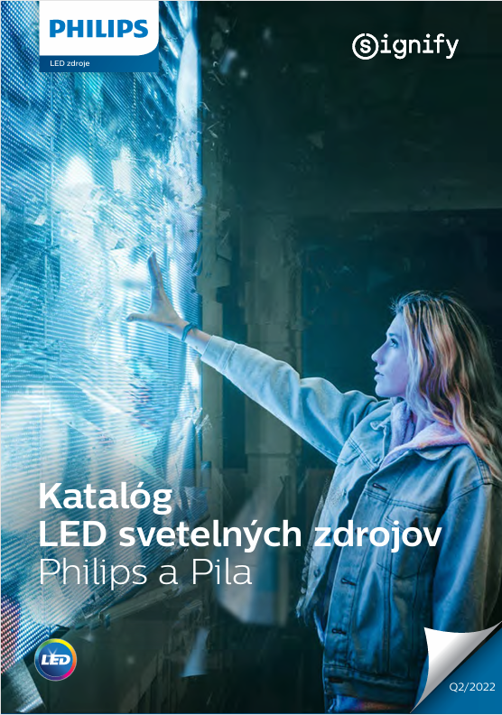 Katalóg LED svetelných zdrojov Philips a Pila 2022
